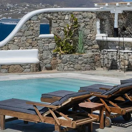 Villa Patron Pool Sunset Mykonos Town