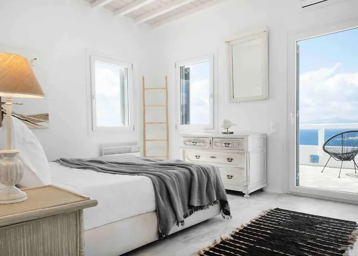 Patron 1 & 2 Pool Sunset Villas- Seven Bedrooms & Six Bedrooms Villa Mykonos Town