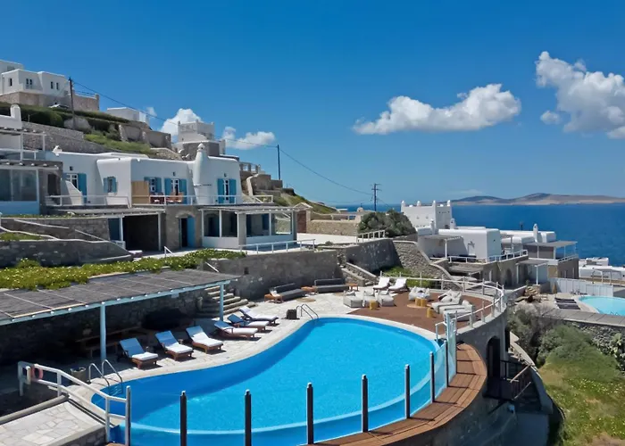 Patron 1 & 2 Pool Sunset Villas- Seven Bedrooms & Six Bedrooms Villa Mykonos Town