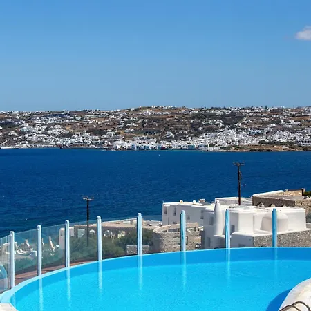 ヴィラ Patron 1 & 2 Pool Sunset Villas- Seven Bedrooms & Five Bedrooms Mykonos Town
