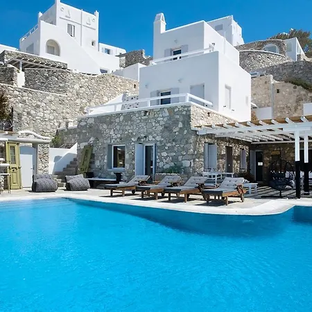 Patron 1 & 2 Pool Sunset Villas- Seven Bedrooms & Six Bedrooms * Mykonos Town