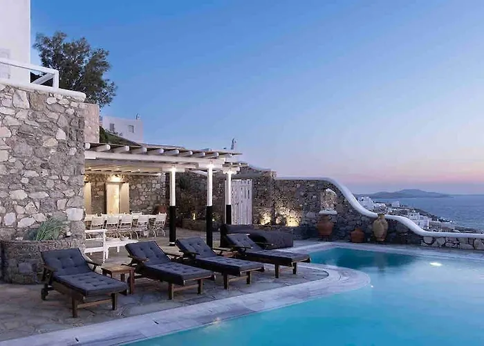 Villa Patron Pool Sunset