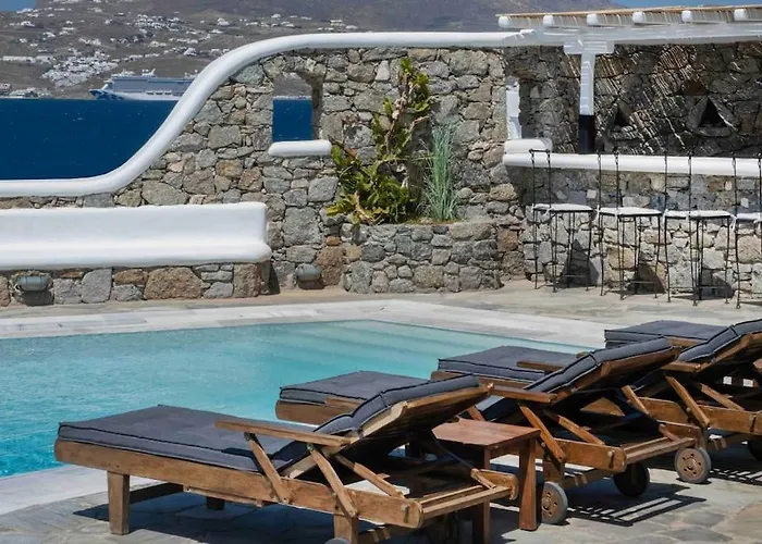 Villa Patron 1&2 Pool Sunset Villas- Seven Bedrooms&five Bedrooms Mykonos Town