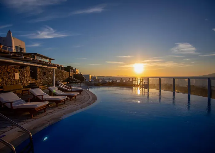 Patron 1&2 Pool Sunset Villas- Seven Bedrooms&five Bedrooms Mykonos Town